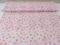 Preview: Patchworkstoff von Clothworks rosa mit kleinen Blumen in pink rot Ballenbreite